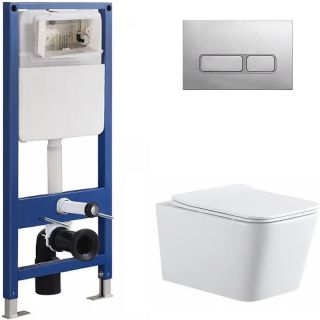 Сет Sintesi SIN-CCI-SMP-101,SIN-FB-BSC-503,SIN-TS-BLT-171: инсталляция кнопка смыва хром унитаз Balti белый крышка-сиденье белая